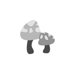 Editable Icon of Mushroom. Vector illustration in a modern style of icons related to Mushroom, Psychedelic, Vibrant, Trippy, Colorful, Fungi, Psychedelia, Groovy, Fantasy, Magical
