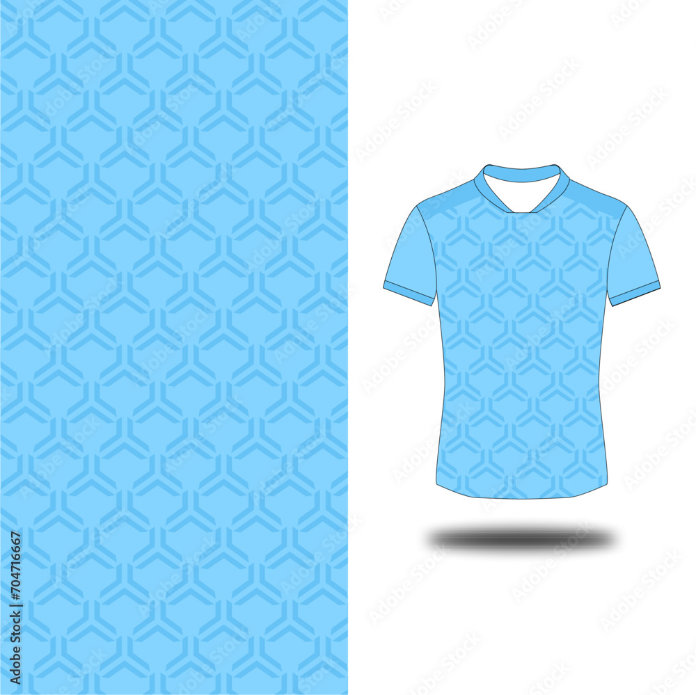 Wall mural mock up design sport pattern apparel