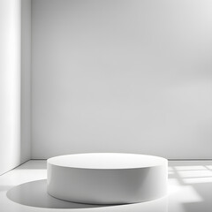 Fototapeta premium luxury white podium