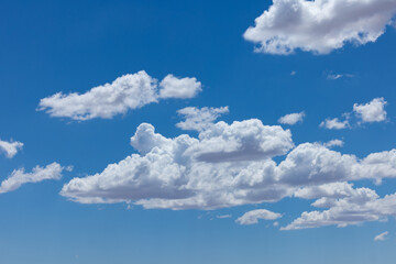 Blue Sky with Summer Clouds