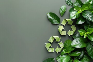 Recycling and eco-friendly practices, background, muted colors, minimalist background