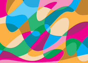 Modern abstract cover set, minimal cover design. Colorful wave background, vector illustration.