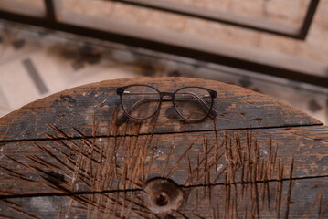 Óculos de grau da armação cinza