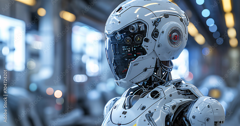Poster artificial intelligence robots of the future
