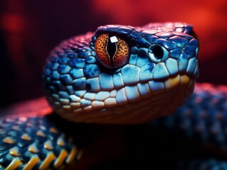 Fototapeta premium Snake, Macro Photography