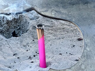 Buddhist temple incense