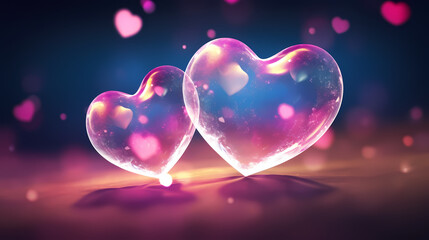 Valentine's Day hearts, Valentine's Day background, wedding background, blank copy space