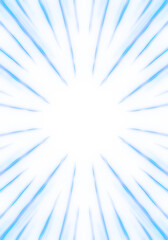 Obraz premium Blue neon futuristic flashes