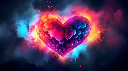 Valentine's Day hearts, Valentine's Day background, wedding background, blank copy space