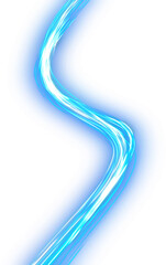 blue glowing shiny lines effect