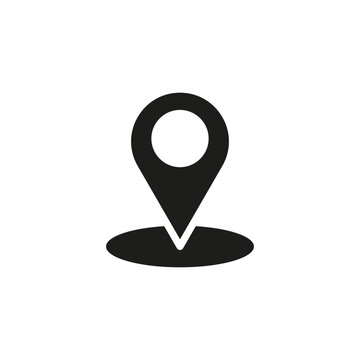 recommend clip art: Location or adress icon. Vector illustration. PS 10.