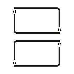 Quotes icon. Quotemarks speech marks. Talking marks collection. Vector illustration. EPS 10.