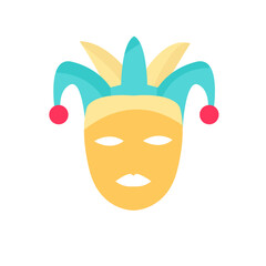 Icons set of Carnival. Vector illustration in modern thin line style of Carnival, Festive, Mask, Samba, Celebration, Confetti, Colorful, Dance, Drum, Feather, Music, Party, Costume, Joy, Parade, Rio