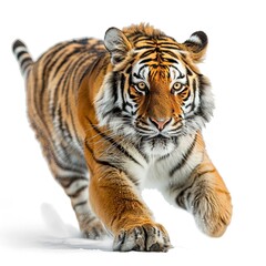 Obraz premium Tiger Walking Isolated