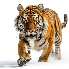 Tiger Walking Isolated