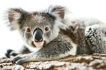 Naklejka premium koala relax isolated