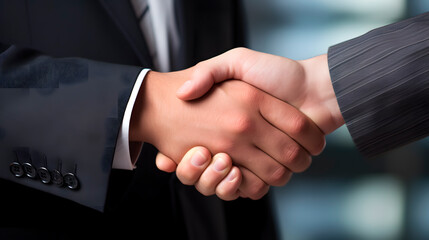 handshake between businessmen