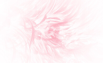 Beautiful soft pink feather pattern texture background