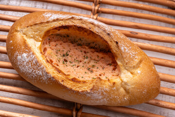明太子ポテトフランスパン