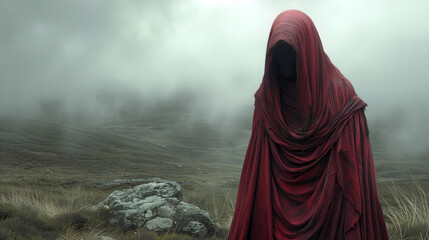 Cultist in a Red Cloak, Moody Environment