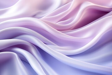 Gradient purple silk fabric with gentle waves