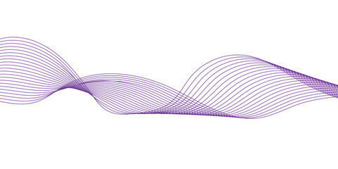 abstract background with colorful waves design 3d rendering A wave of particles. purple wave background. vector banner template. Suit for poster, cover, banner, brochure Vector Illustration.