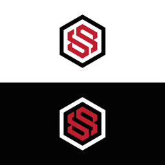 SS logo. S S design. White SS letter. SS, S S letter logo design. Initial letter SS letter logo set, linked circle uppercase monogram logo. S S letter logo vector design.	
