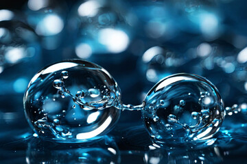 Ice crystal macro. Frozen soap bubbles capture intricate textures. Stunning close-up photograph showcasing unique frozen beauty.