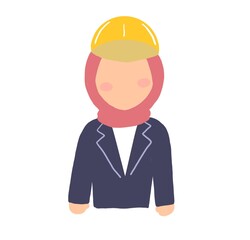 cute character illustration icon - cute girl women 