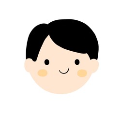 cute emoji character illustration - face expression icon 