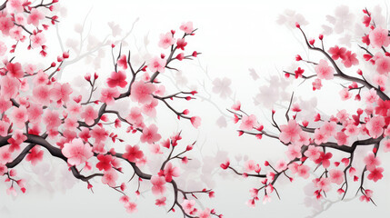 Cherry blossoms sakura in spring, Perfect for Wall Art, Nature Calendars, Social Media Posts, Website Banners, Inspirational Quotes, Desktop Backgrounds, Wallpaper