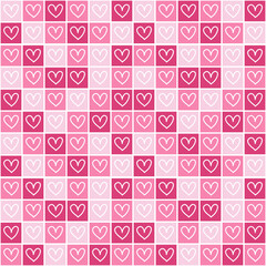 seamless pattern with hearts