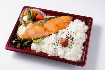 鮭弁当の和食