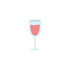 elements of a simple vector set of drinks