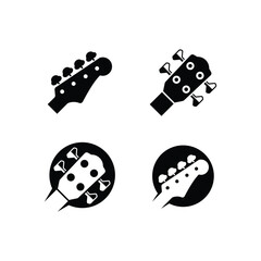 guitar icon set