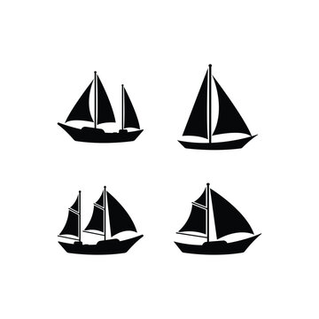 sailboat icon design