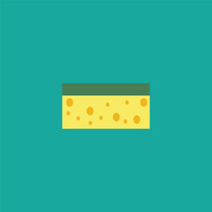 vector sponge design, flat design isolated background. cleaning equipment design