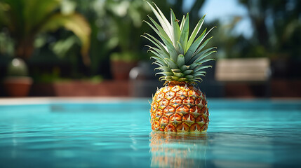 pineapple in the pool