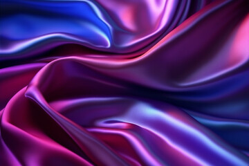 Obraz premium Magenta Satin Silk Luxurious Fabric Background