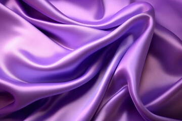Obraz premium Purple Satin Silk Luxurious Fabric Background