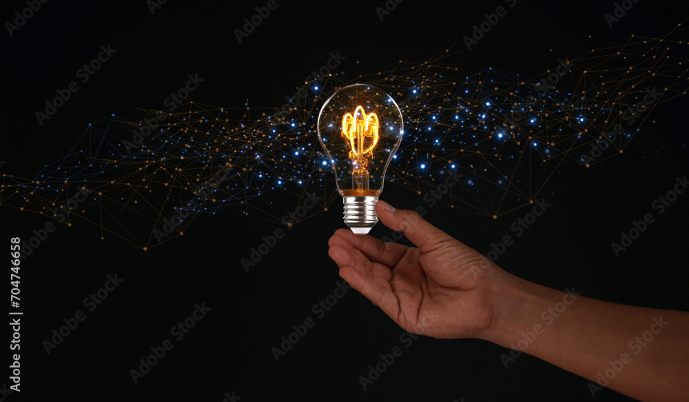 Poster creative solution or idea for web banner design or landing page template for creative agency with ha