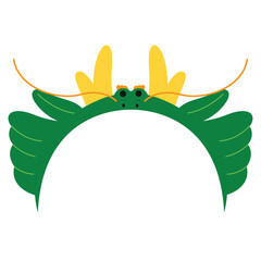 Chinese Cartoon character , Lunar new year , Chinese costume , Cute Chinese boy , Dragon costume , Dragon headband