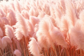growing pampas grass background