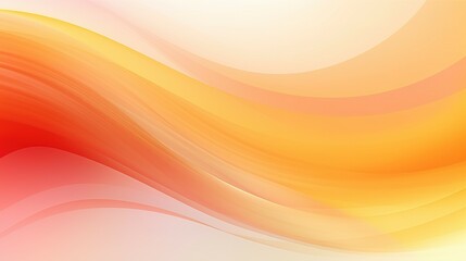 Abstract Yellow and Red Wave Background.