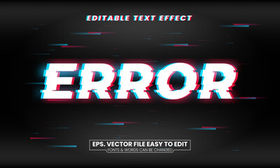 404 error text effect