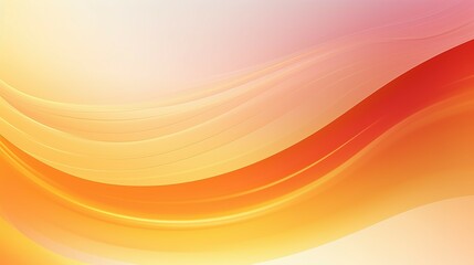 Abstract Yellow and Red Wave Background.