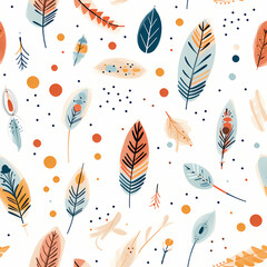 Seamless pattern of Boho - Bohemian style. Wrapping paper pattern