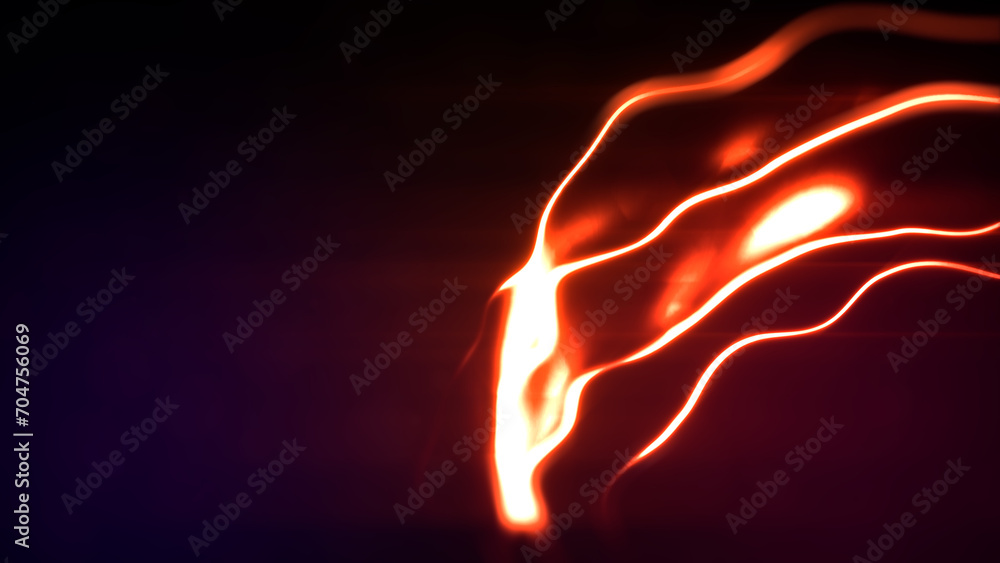 Poster pretty dark red agleam delicate lines bg - abstract 3d rendering