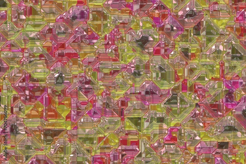 Poster modern hi-tech computer pattern digital drawn background or texture illustration