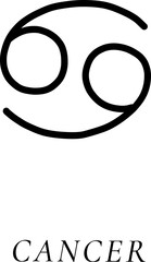 Astropology Symbol Line Art Illustration